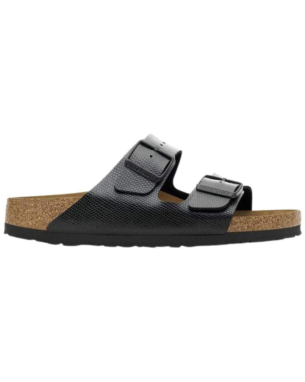 Birkenstock Brown Arizona Birko-Flor Nubuck Sandal