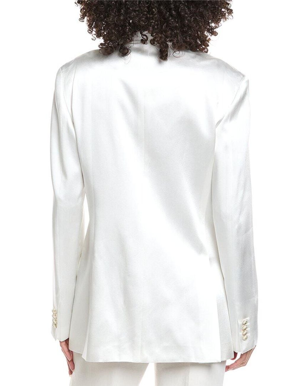 Etro White Solid Loto Jacket