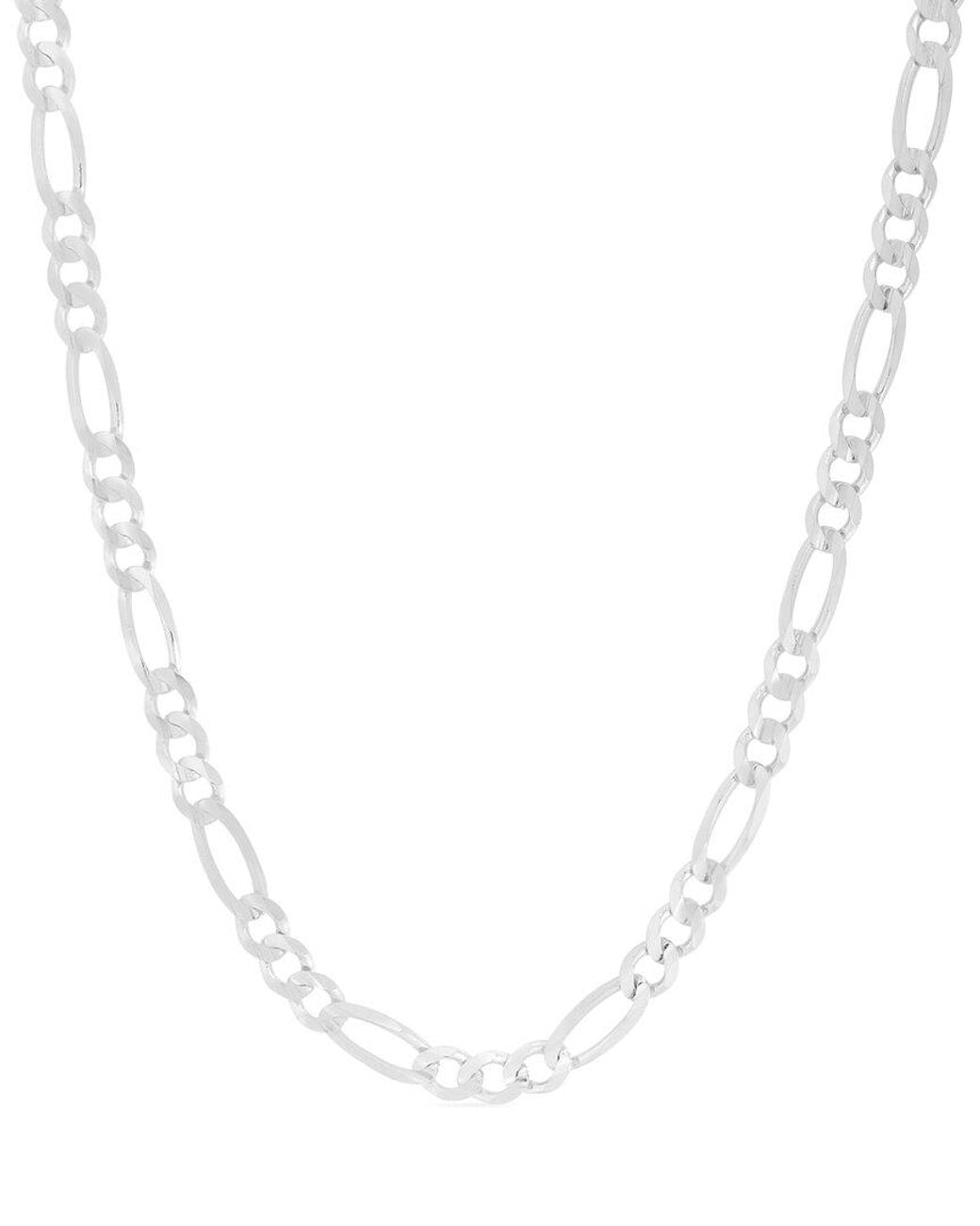 Italian Silver White Chain Necklace for men