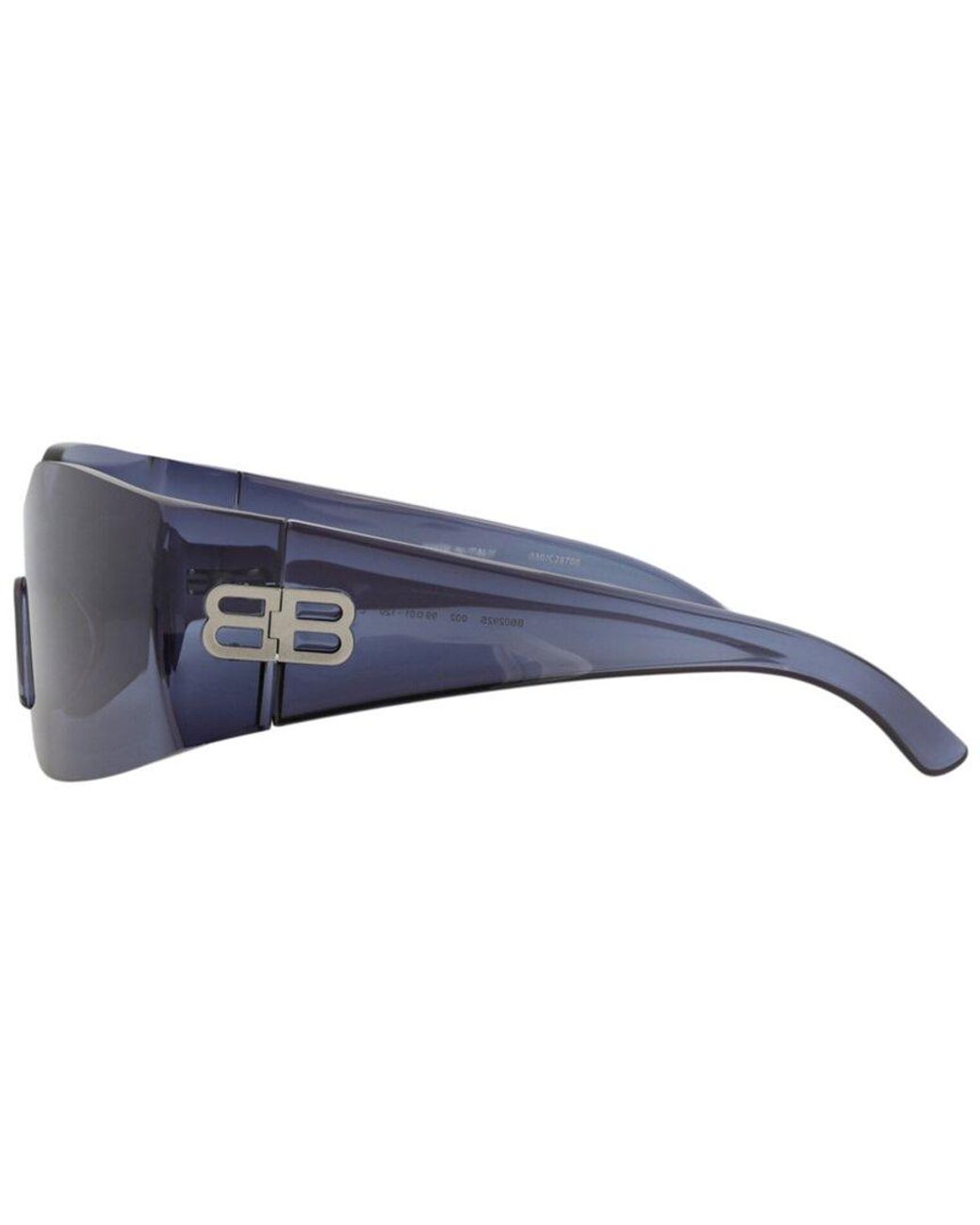 Balenciaga Blue 99Mm Sunglasses