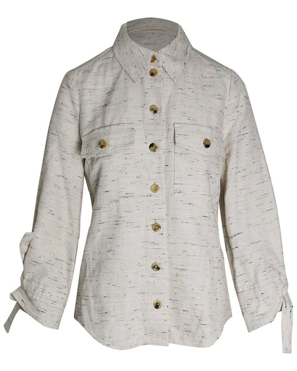 Chloé Gray Button-Down Shirt, Size Eu, (Authentic Pre-Loved)