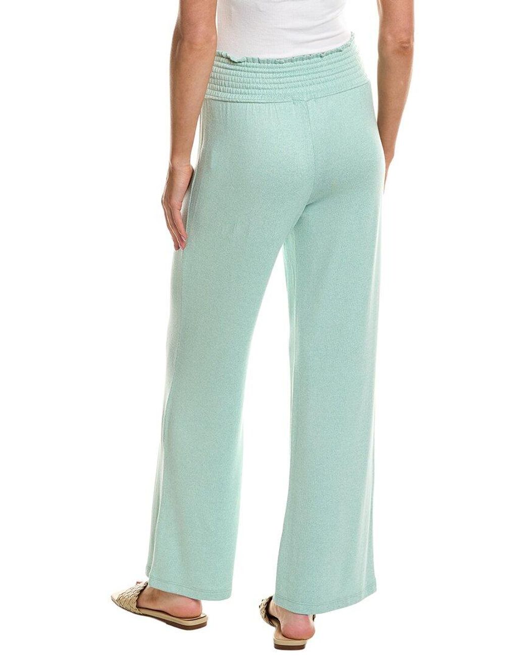 Z Supply Green Dawn Smocked Pant