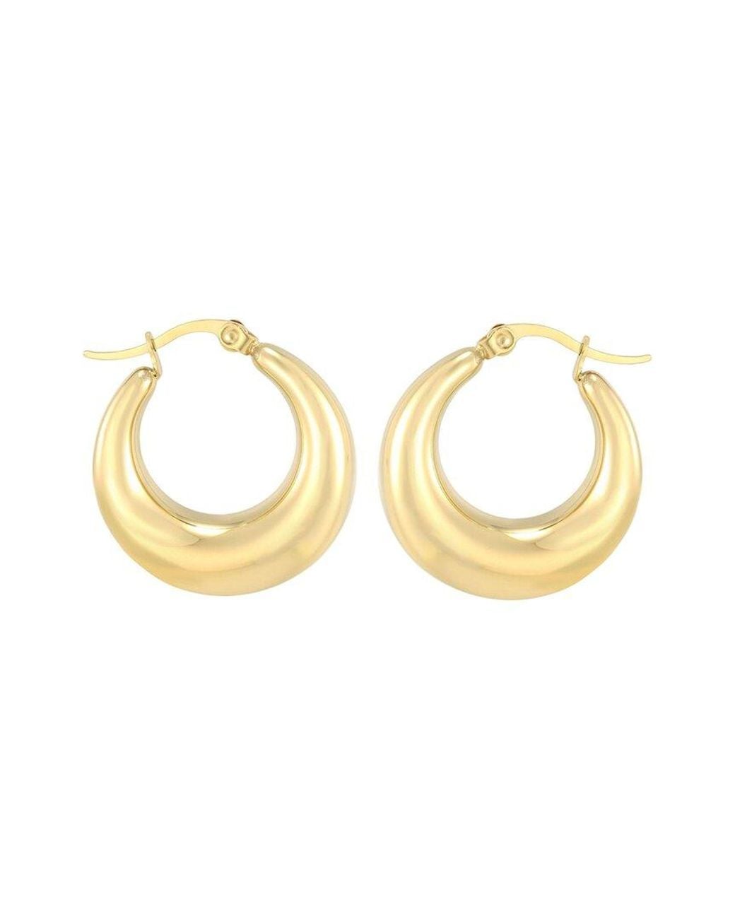 Adornia Metallic 18K Plated Stainless Steel Earrings