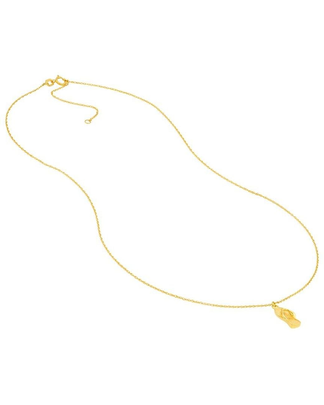 HAWLEY ST Metallic 14K Necklace