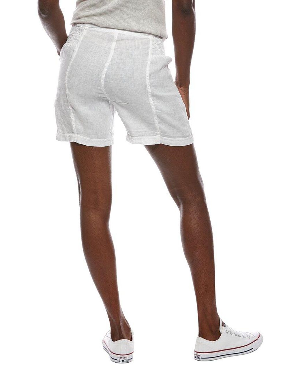 XCVI White Boswell Linen Short