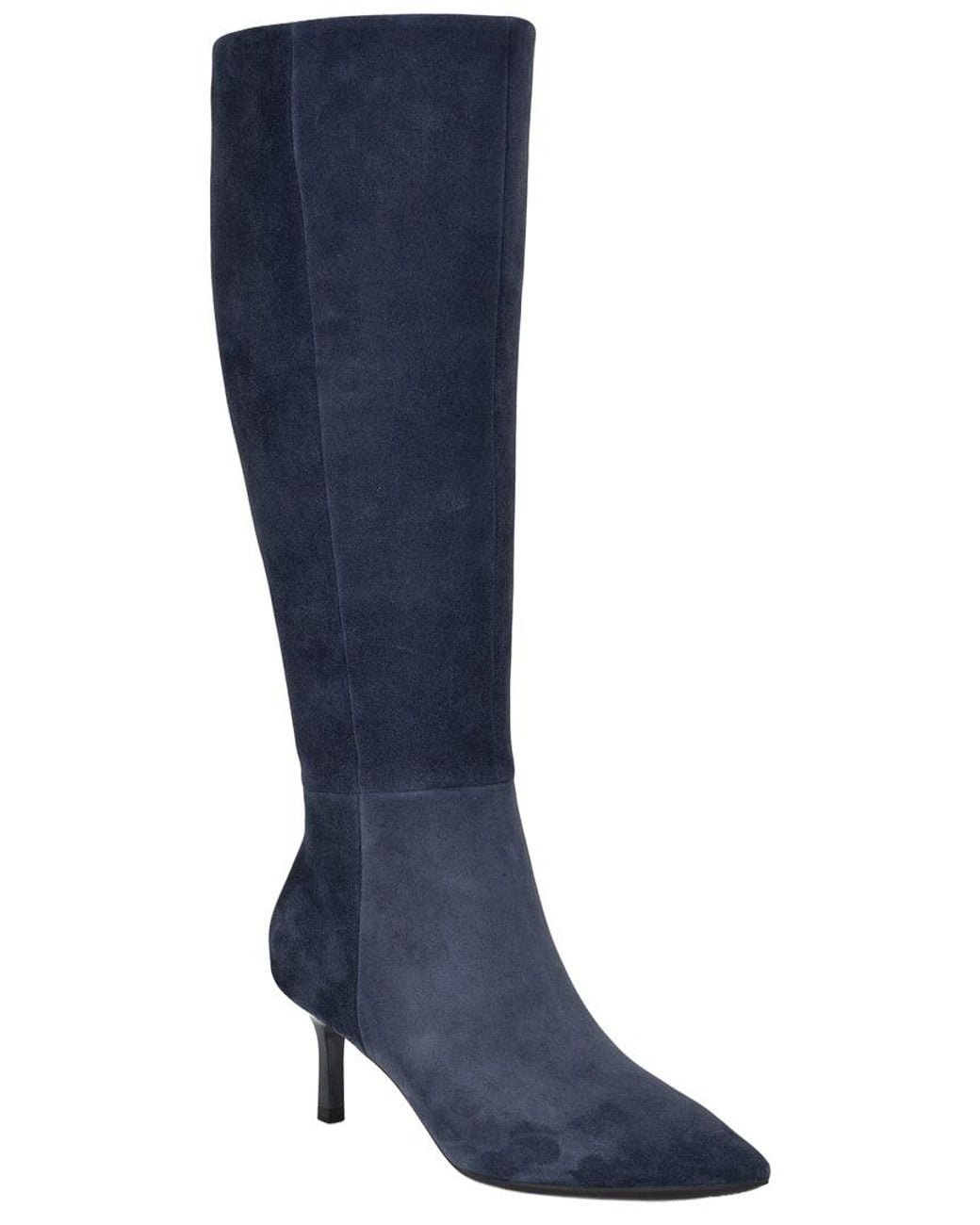 Nine West Blue Kimd9X9-Wc Suede Boot
