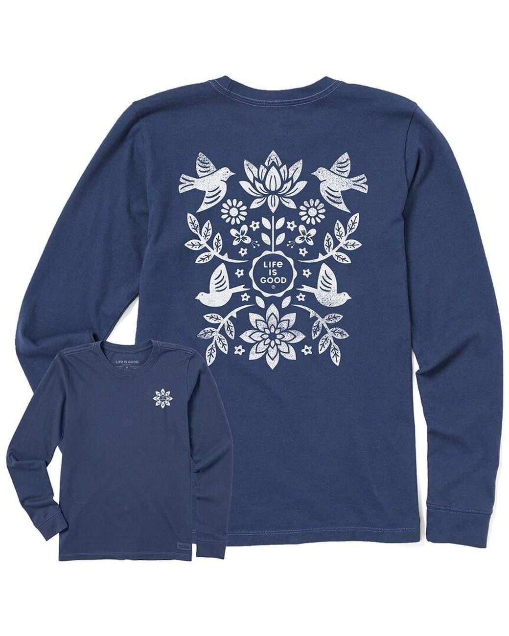 Life Is Good. Blue Crusher T-Shirt