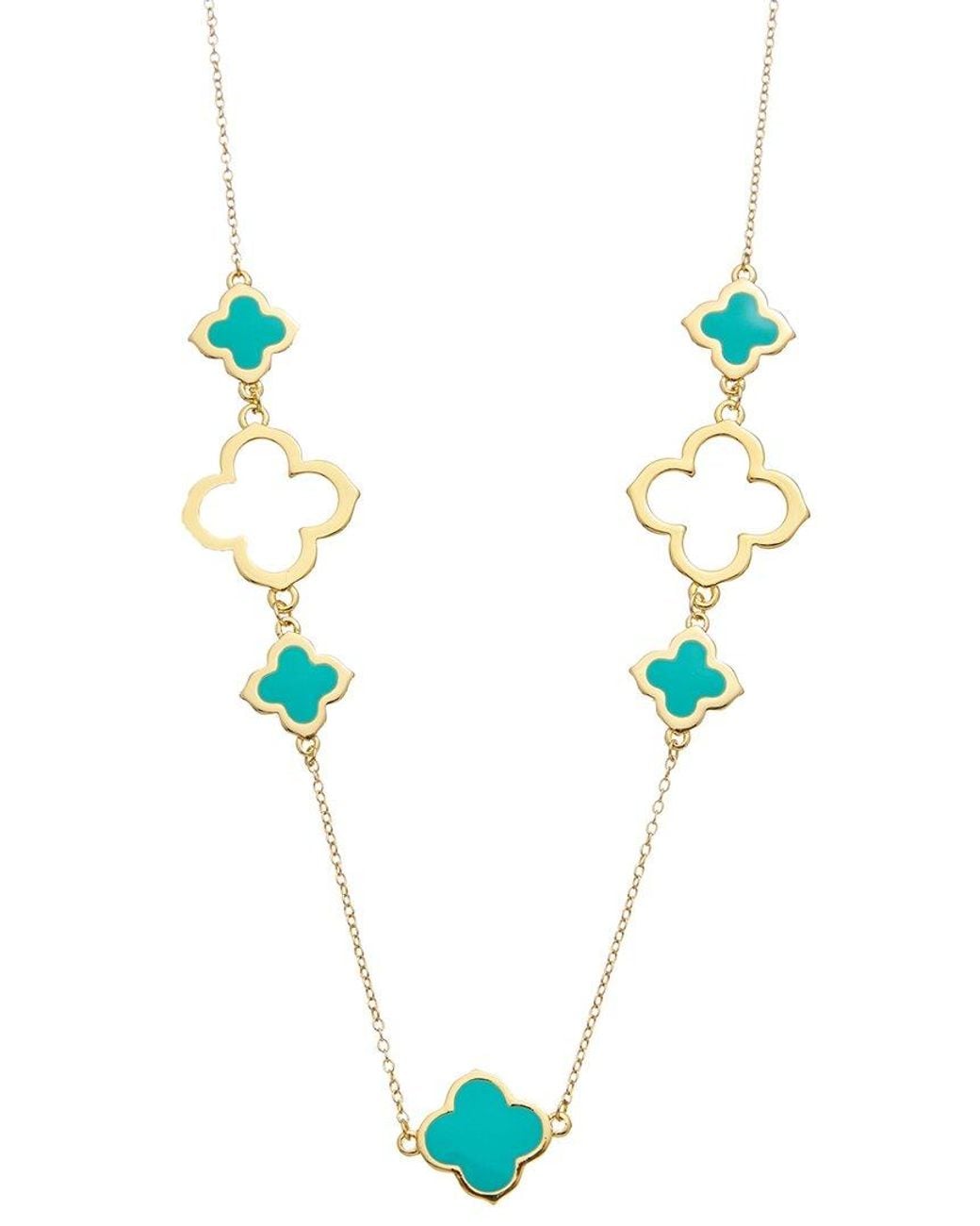 Juvell Blue 18K Plated Necklace