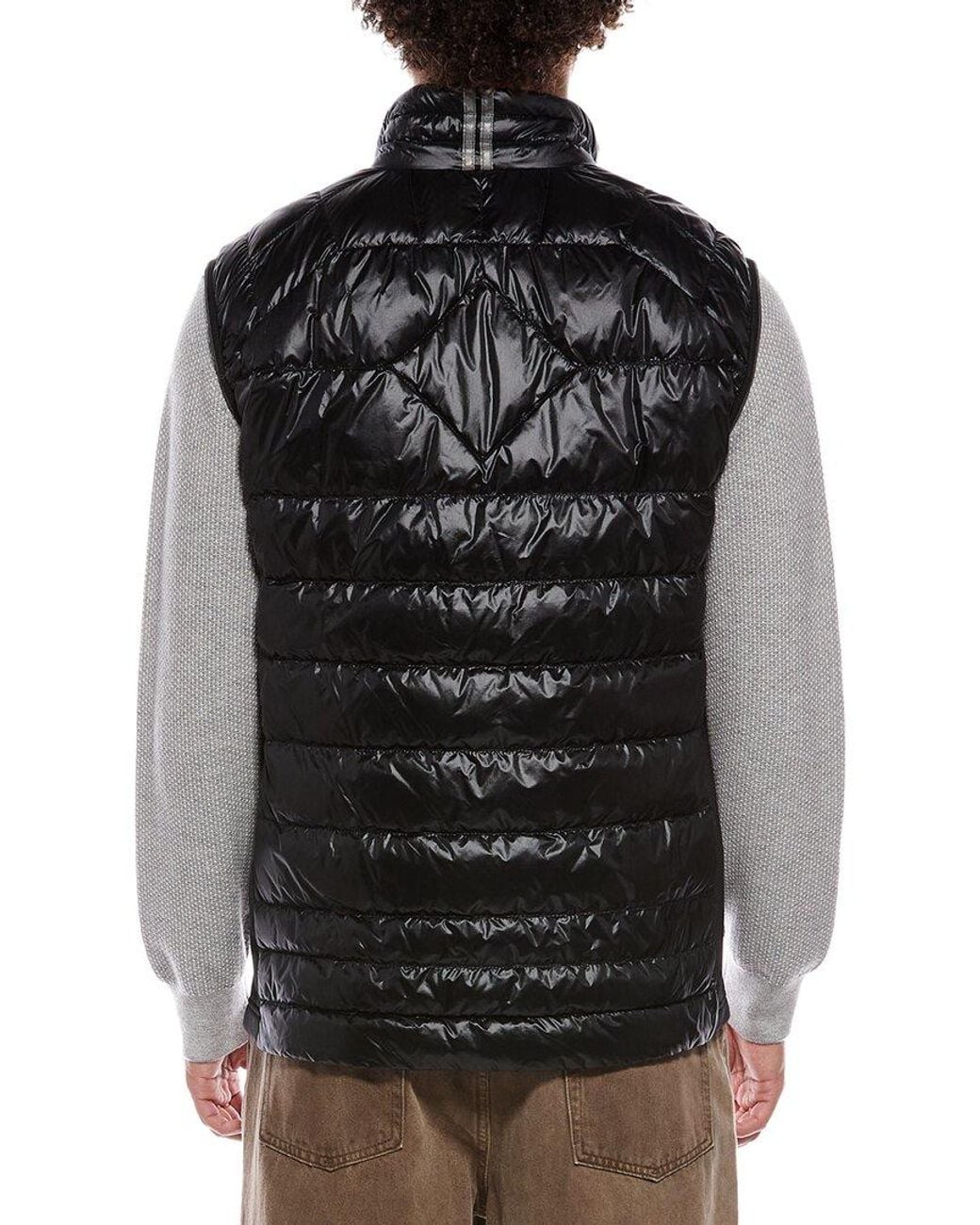 Canada Goose Black Hybridge Lite Vest for men