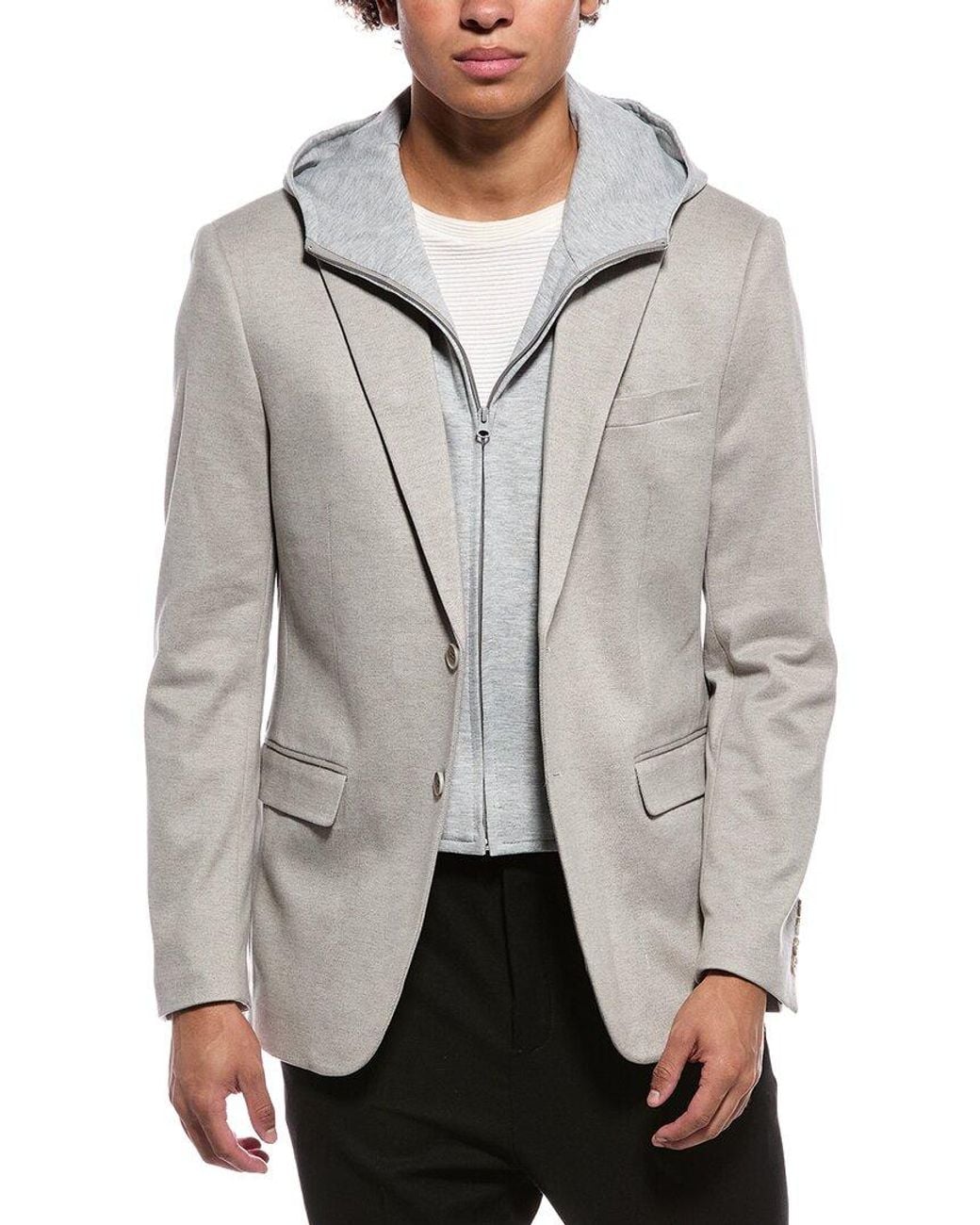 Scotch & Soda Gray Sport Coat for men