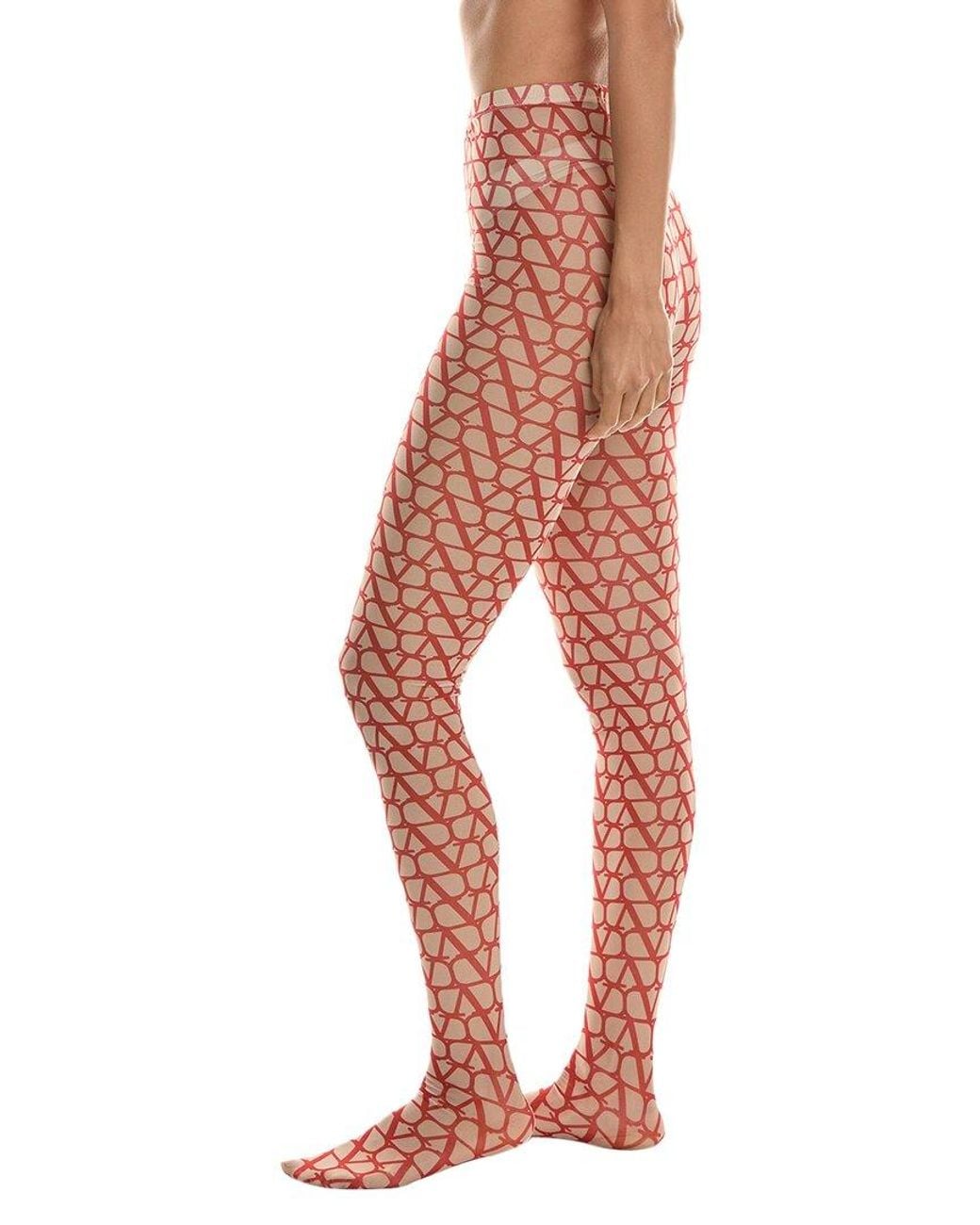 Valentino Multicolor Calze Toile Iconographe Tight