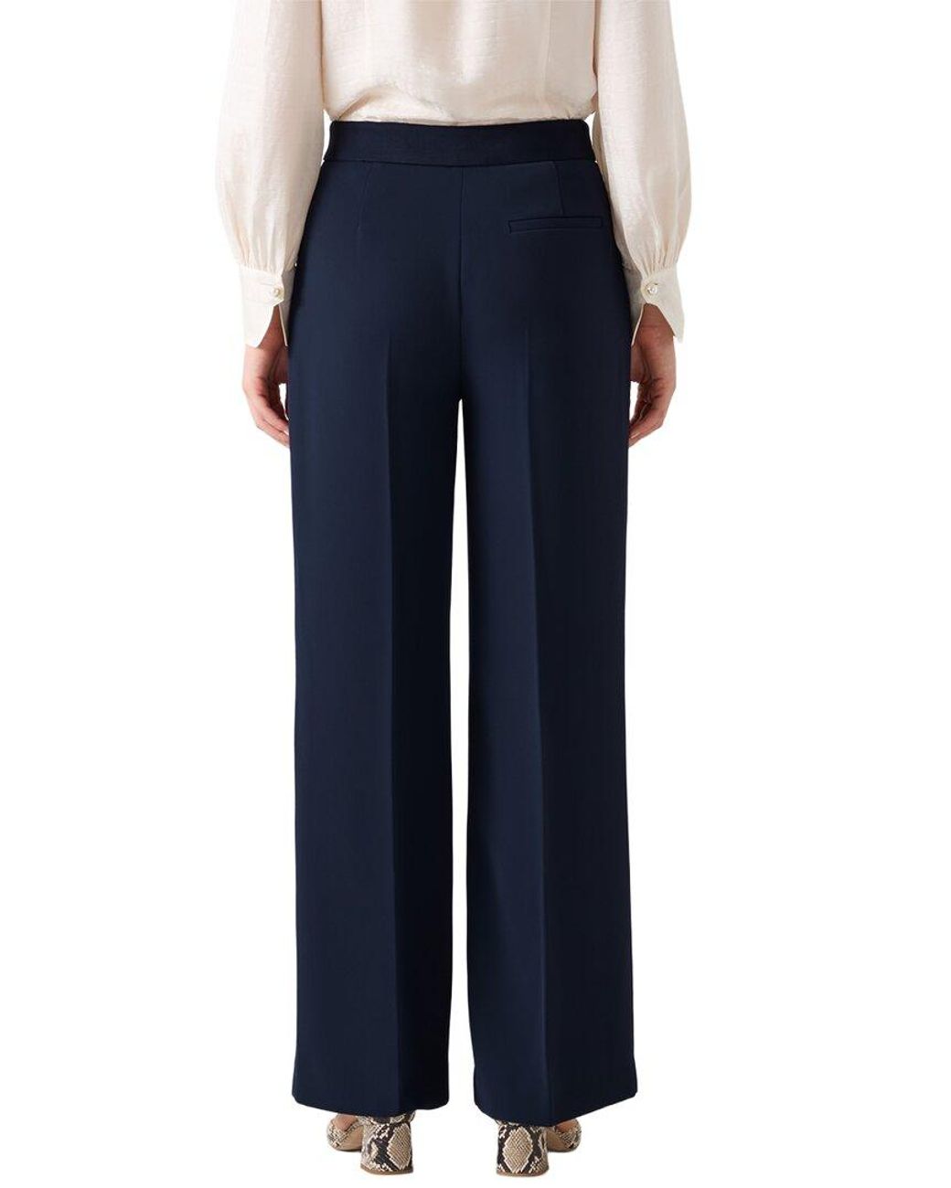 L.K.Bennett Blue Audrey Trouser