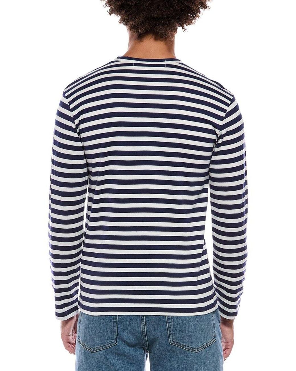 COMME DES GARÇONS PLAY Blue Tiny Heart T-Shirt for men