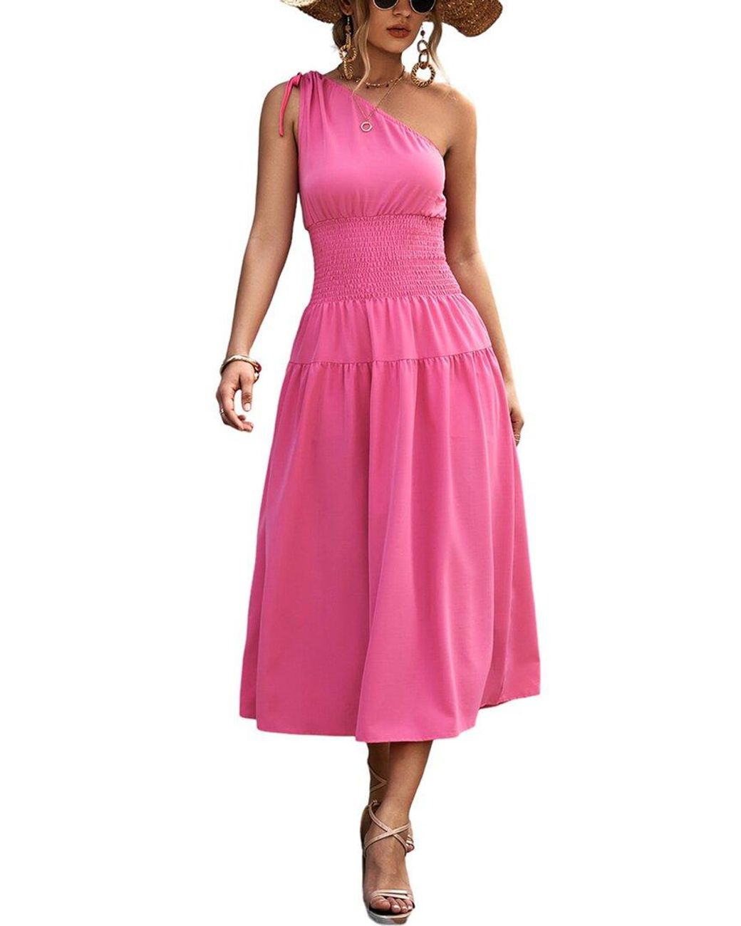DELI S Deli.s Midi Dress in Pink Lyst
