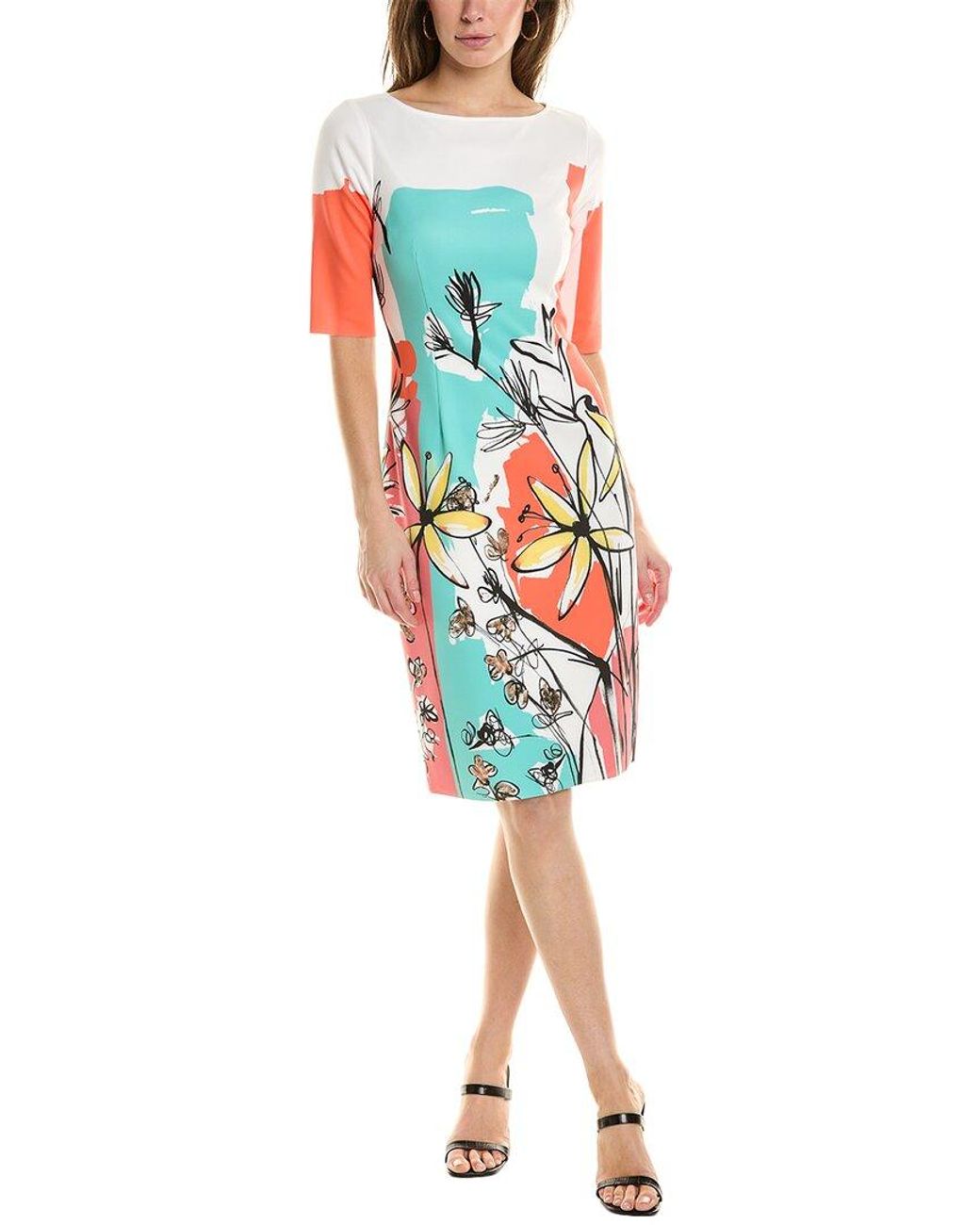 Teri jon bow neck sheath dress cheap