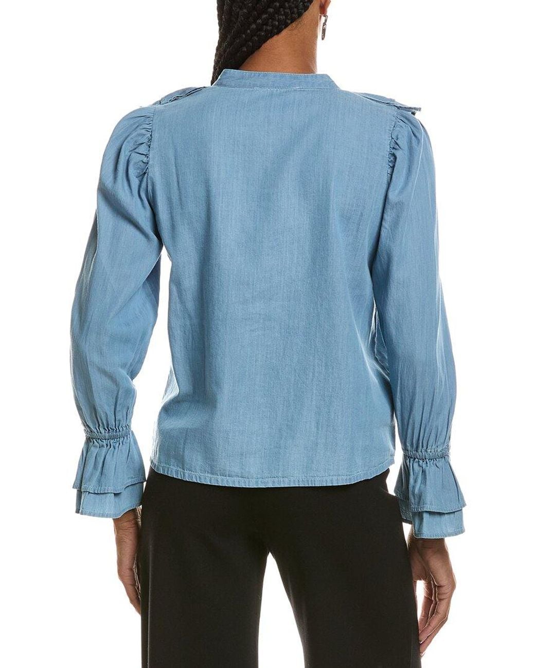 Sail To Sable Blue Blouse