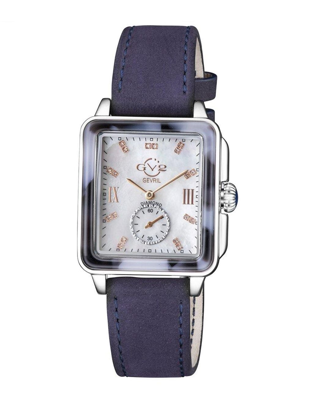 Gv2 Blue Bari Tortoise Diamond Watch