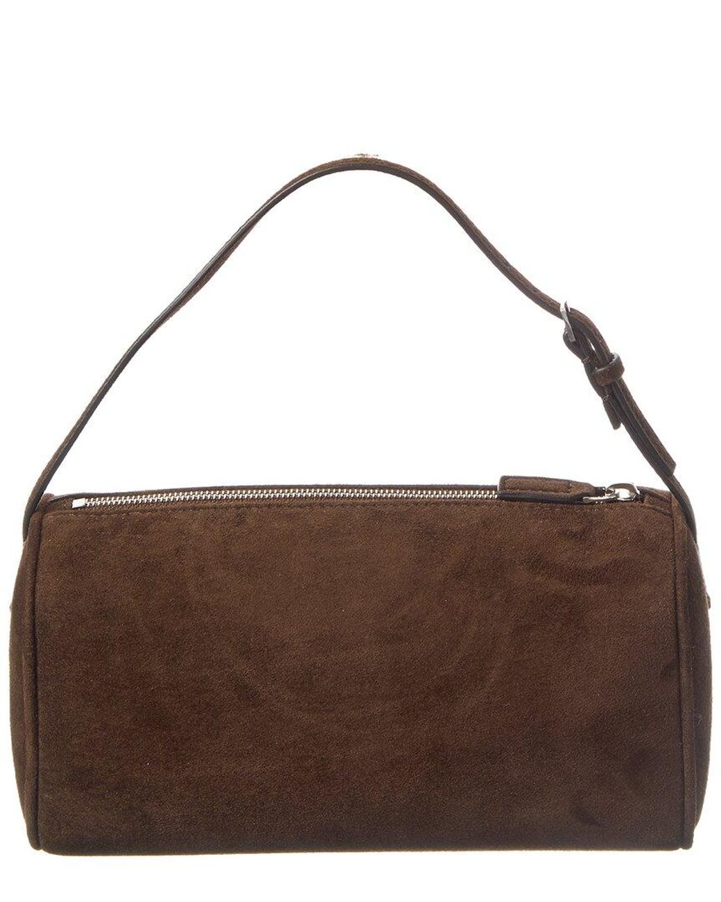 The Row Brown Suede Shoulder Bag