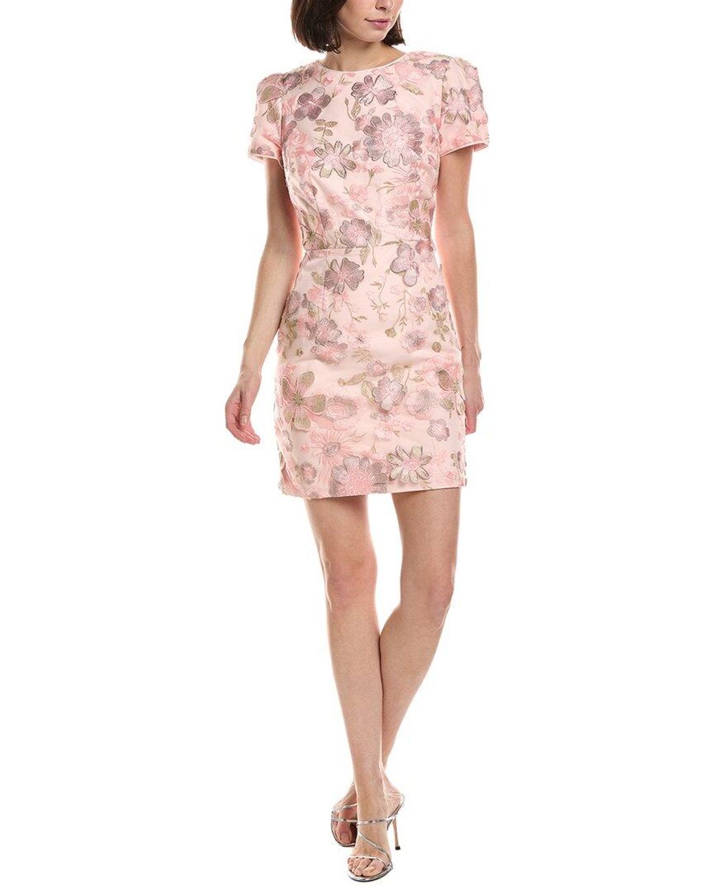 MILLY Pink Daisy Mini Dress