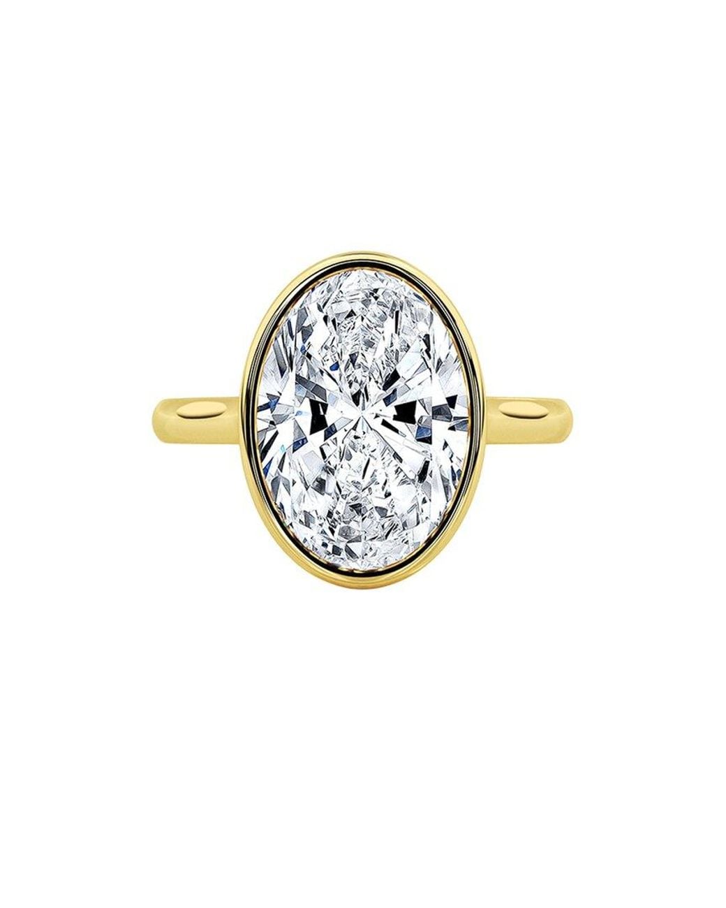 Lab Grown Diamonds Metallic 14K 6.00 Ct. Tw. Lab-Grown Diamond Ring