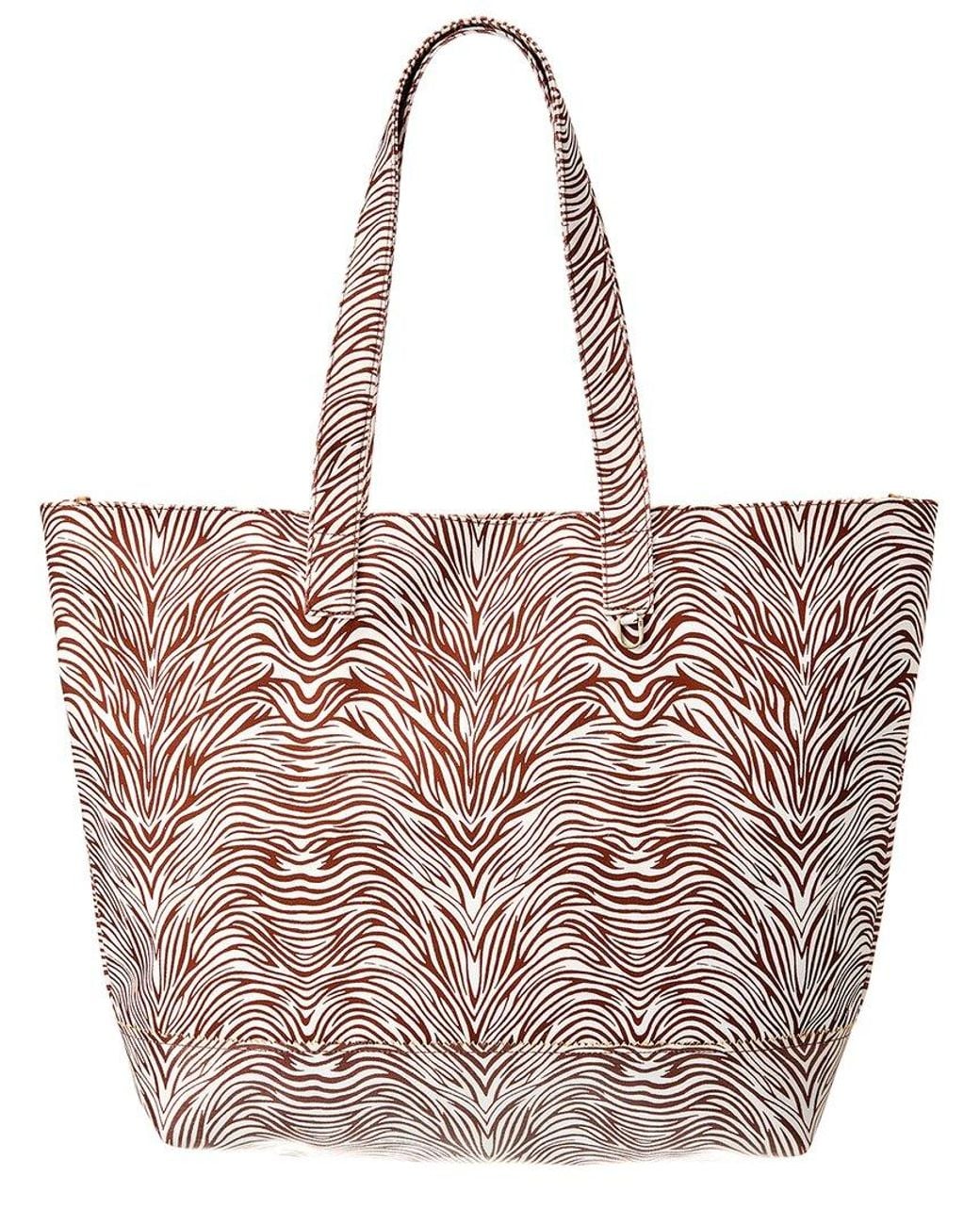 Hobo International Pink Detour Large Canvas Shopper Tote