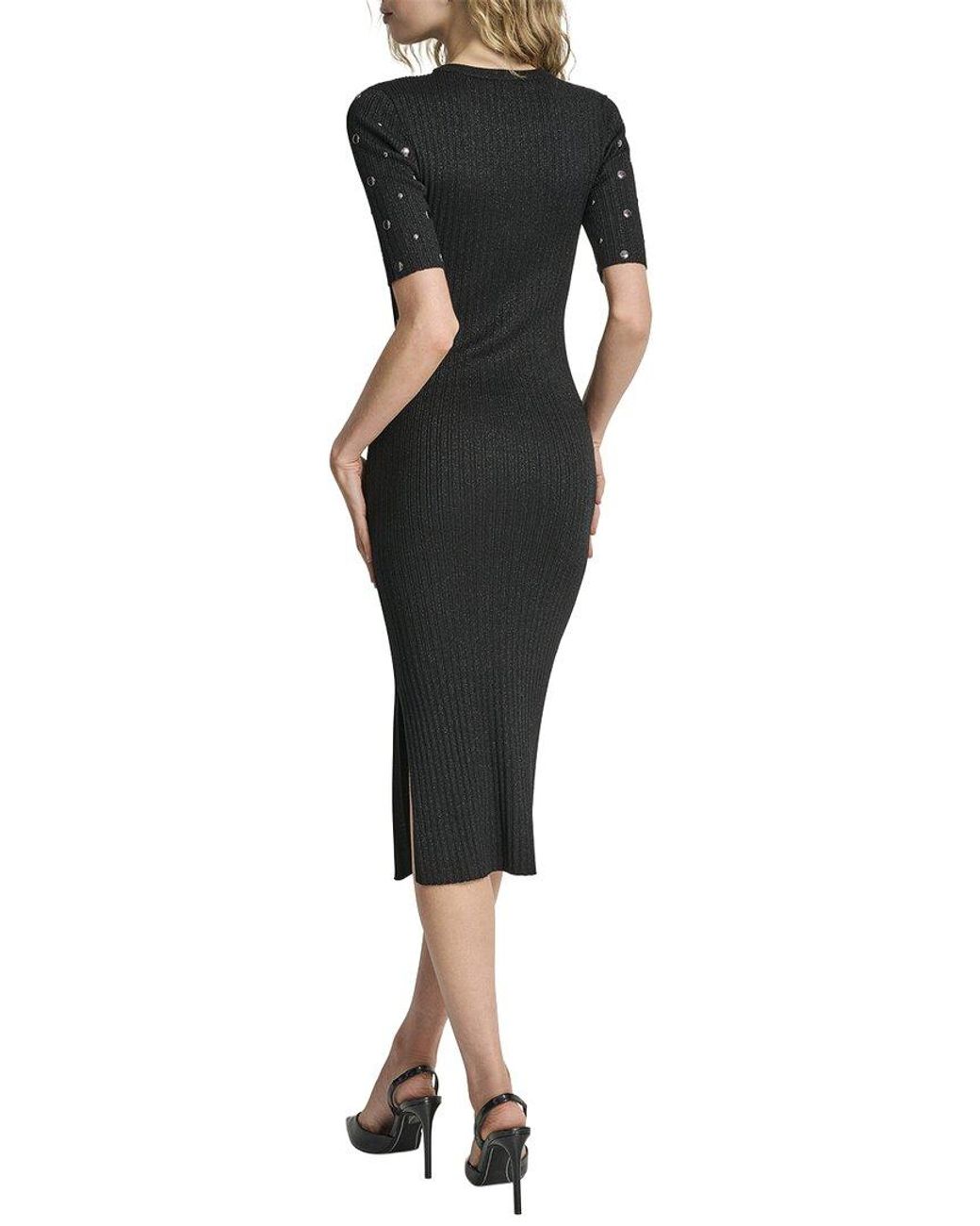 DKNY Black Sweaterdress