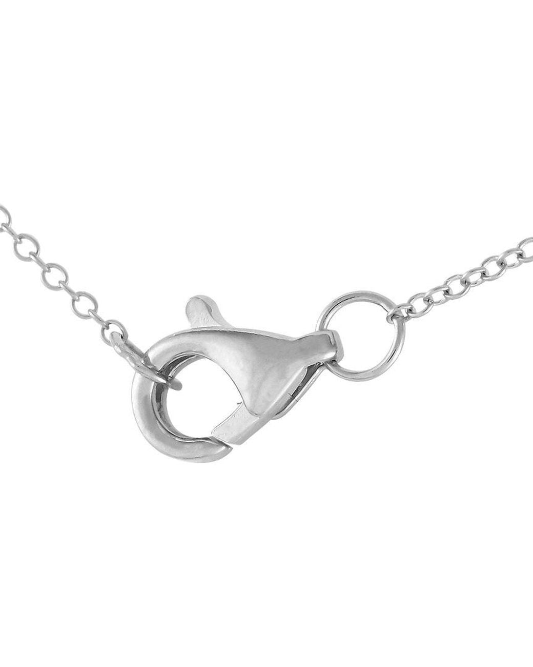 Diamond Select Cuts Metallic 14K 0.15 Ct. Tw. Diamond Necklace