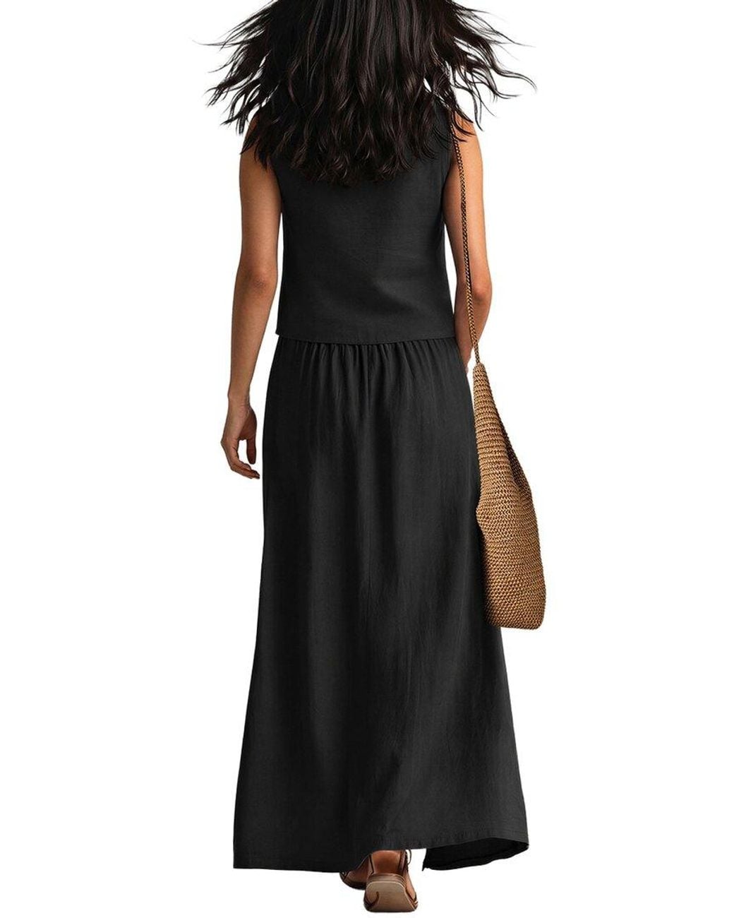 Olivia Taylor Black Top & Skirt Set