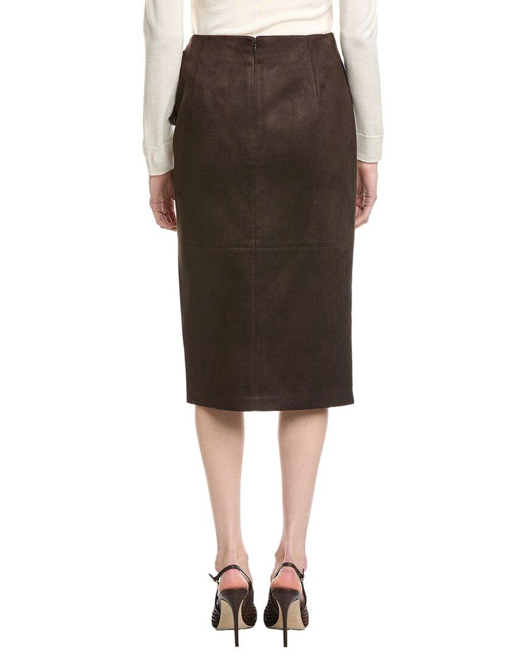 Tahari Black The Dance Wrap Skirt