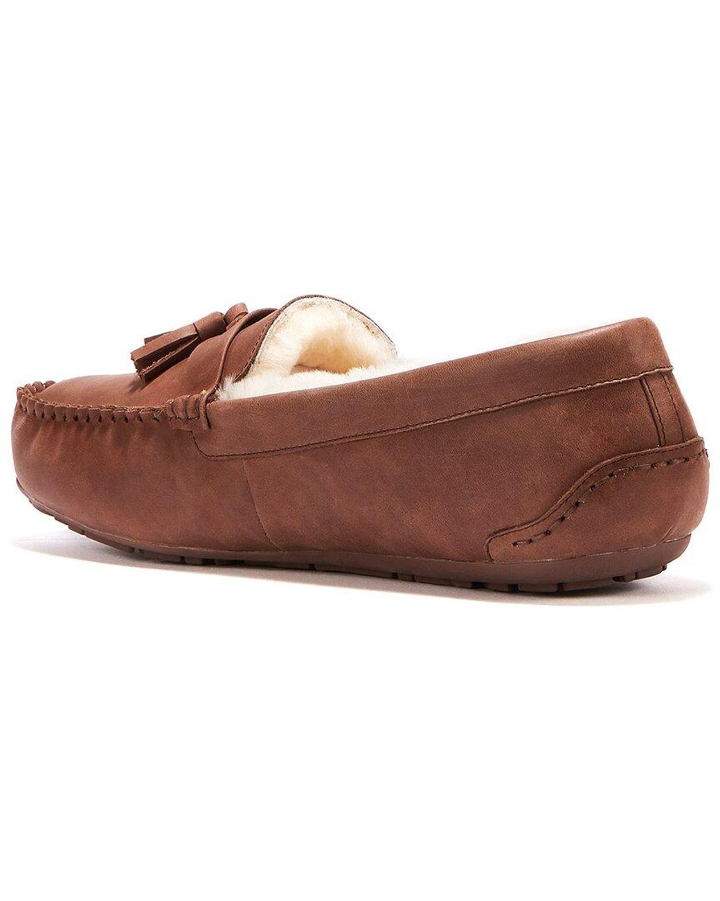Australia Luxe Brown Sheepskin Slipper for men