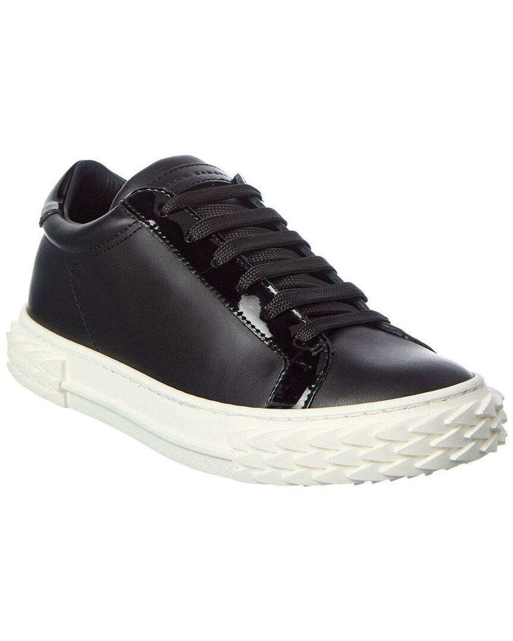 Giuseppe Zanotti Black Blabber Leather Sneaker
