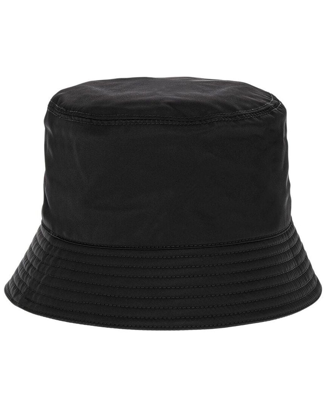 Prada Black Re-Nylon Bucket Hat