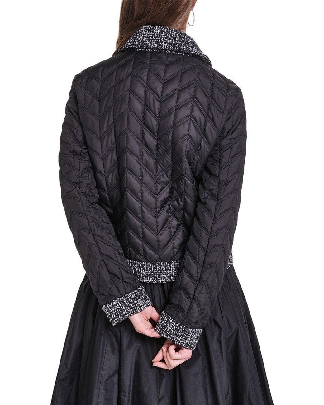 Karl Lagerfeld Black Quilted Jacket