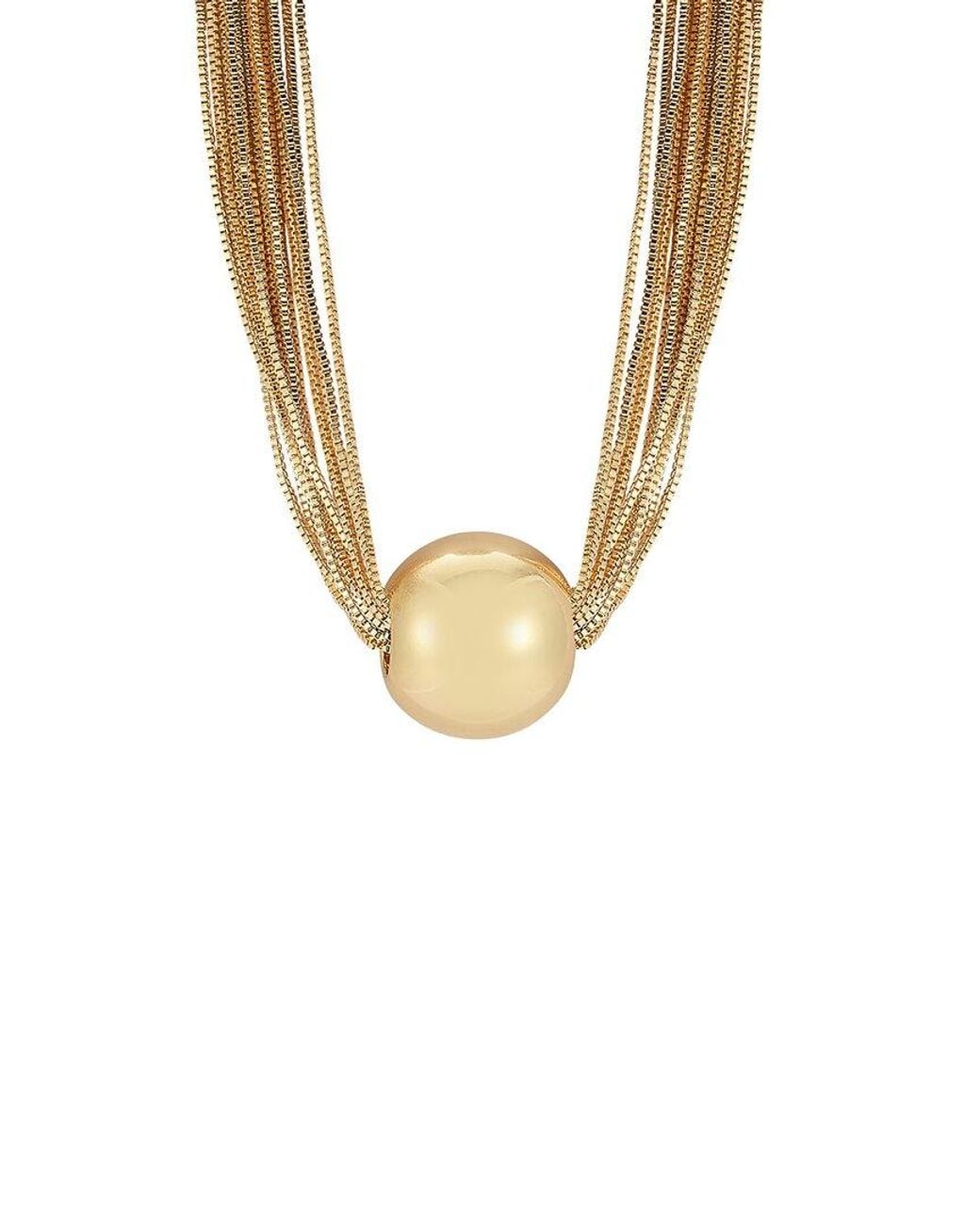 Glaze Jewelry Metallic Plated Necklace