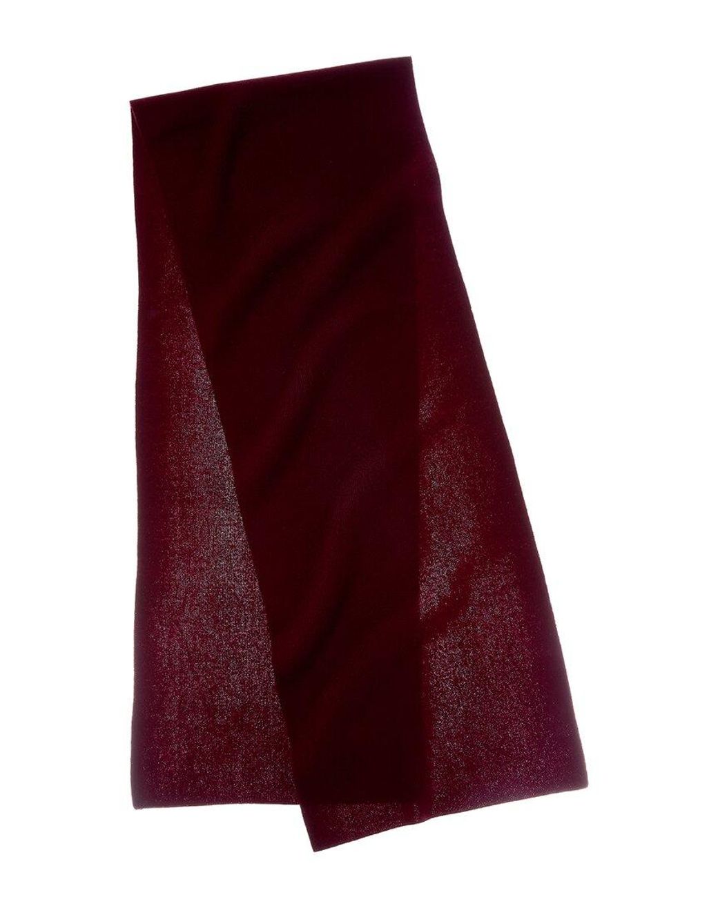 Sofiacashmere Purple Sofiacashmere Full Needle Rib Wool & Cashmere-Blend Scarf
