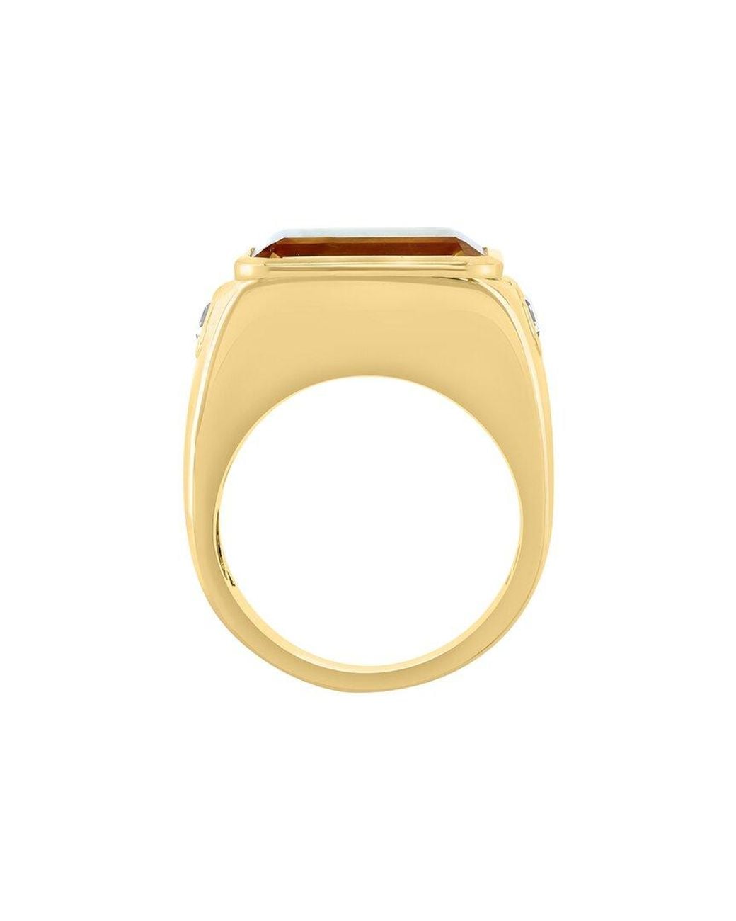 Effy Fine Jewelry Metallic 14K.84 Ct. Tw. Gemstone Ring