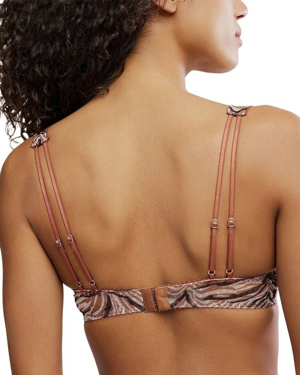 Free People Brown Fiona Underwire Bra