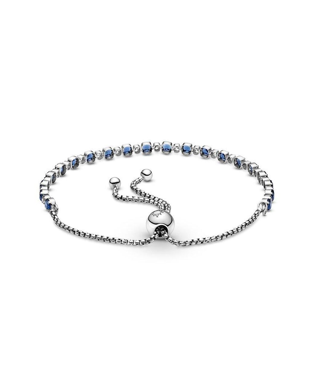 Pandora White Timeless Sparkle Slider Bracelet