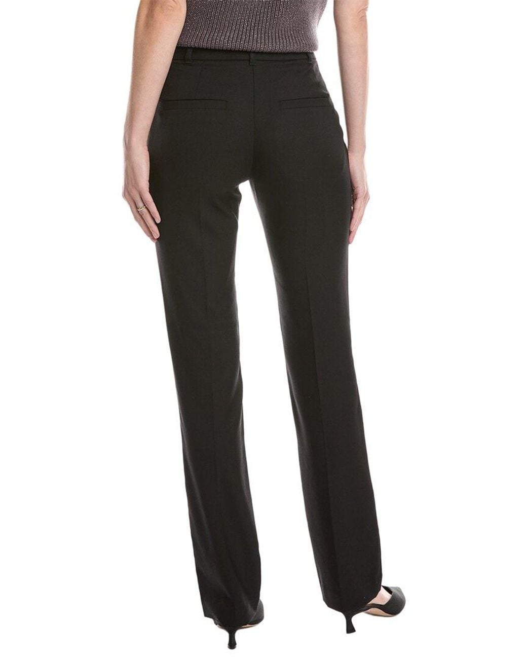 Brunello Cucinelli Black Wool Pant