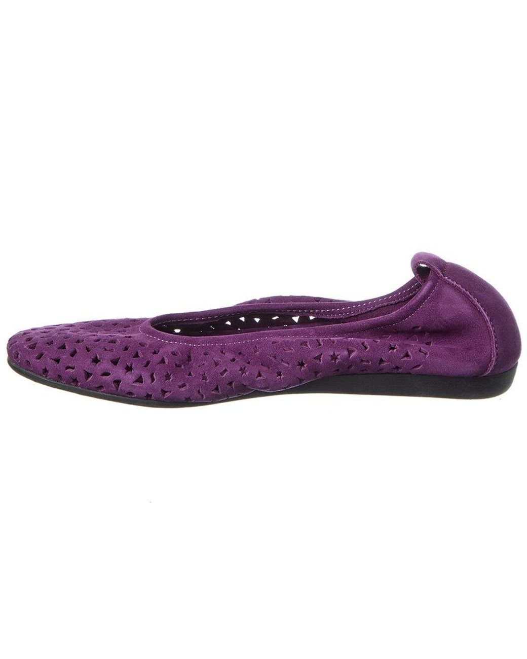 Arche Purple Lilly Leather Flat