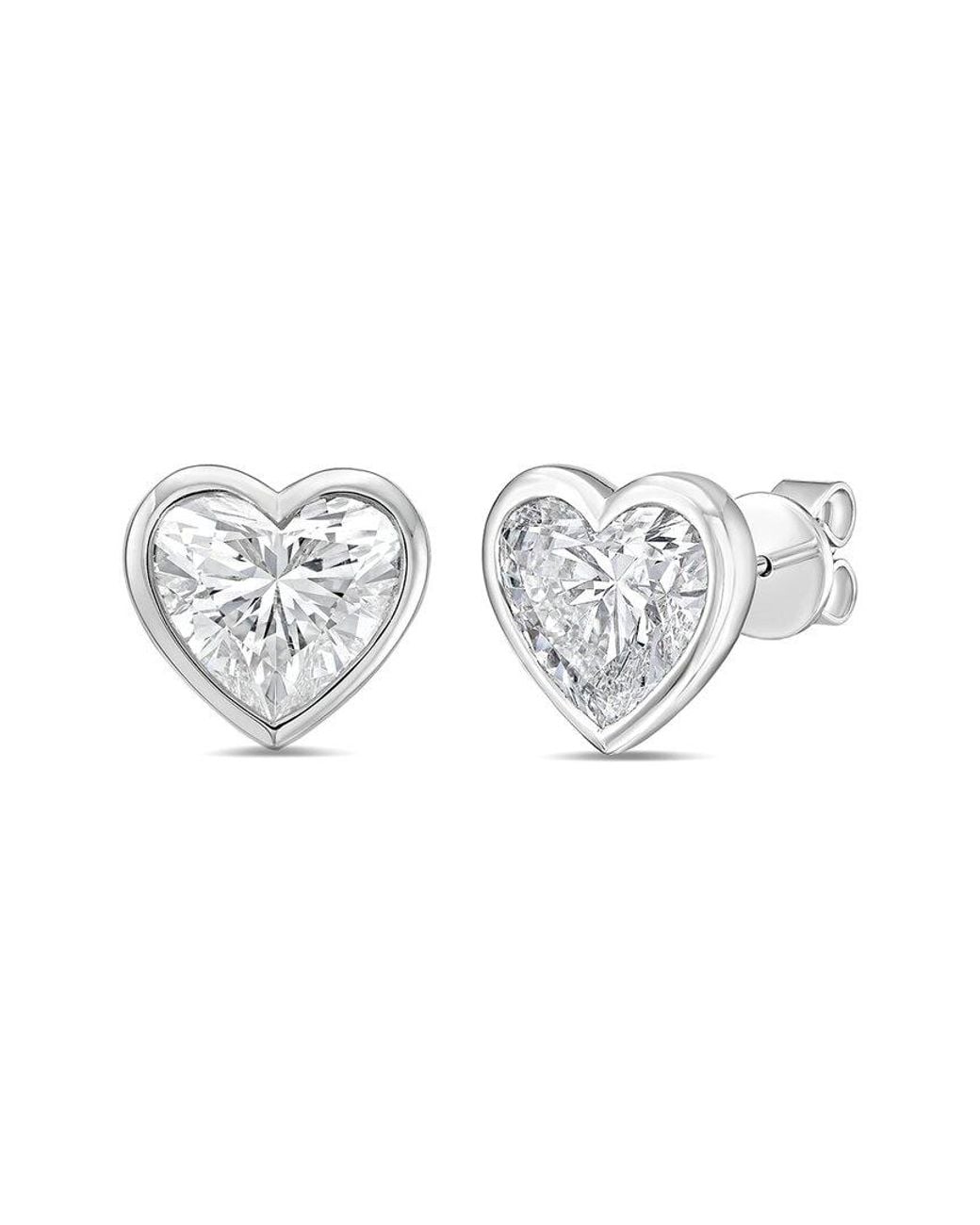 Diana M White Diana M. 14K 1.50 Ct. Tw. Lab-Grown Diamond Stud Earrings