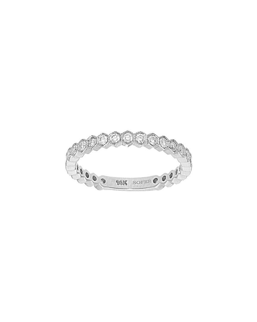 Diamond Select Cuts White Nephora 14K 0.47 Ct. Tw. Diamond Stackable Ring