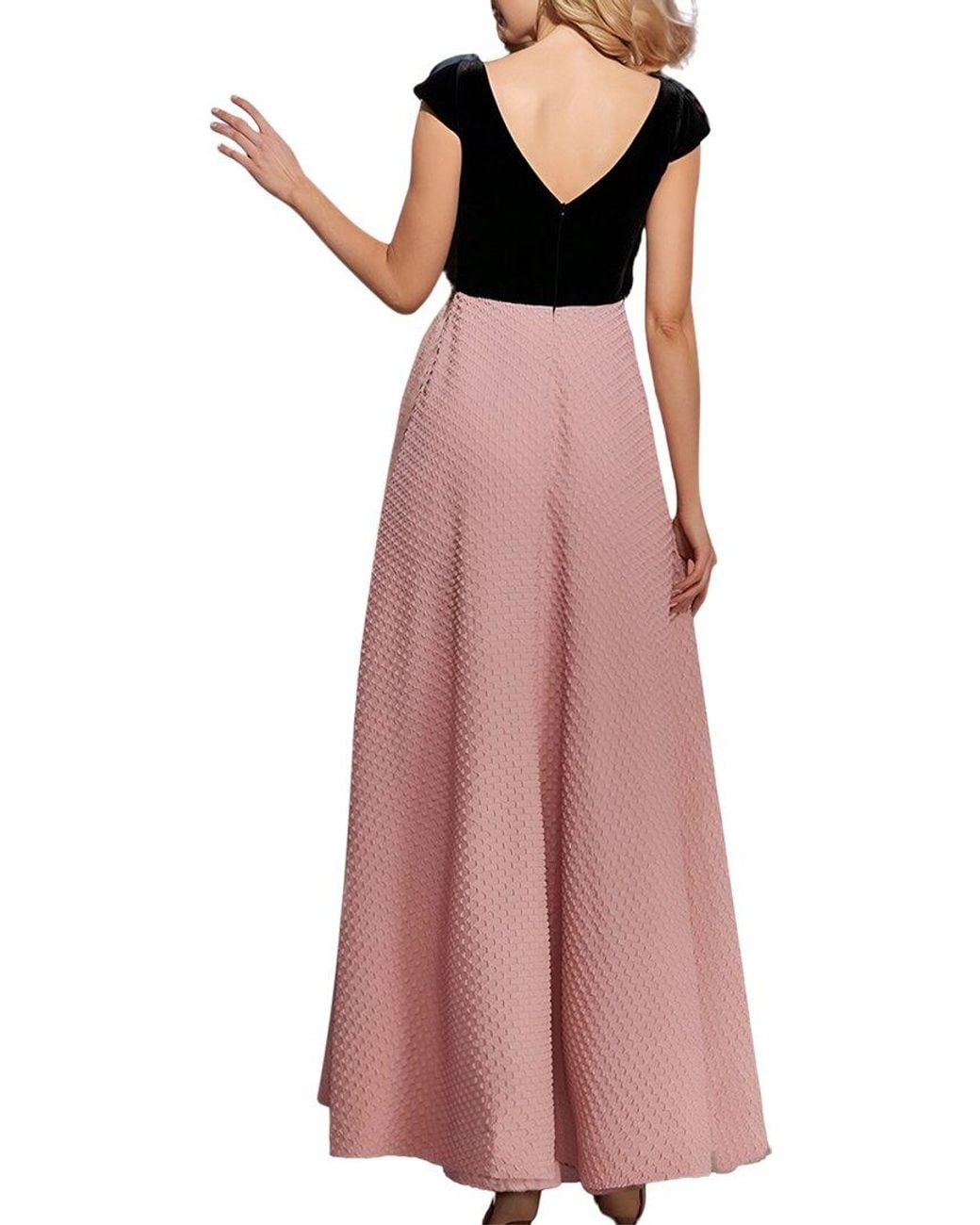 Vincent Pink Print Maxi Dress