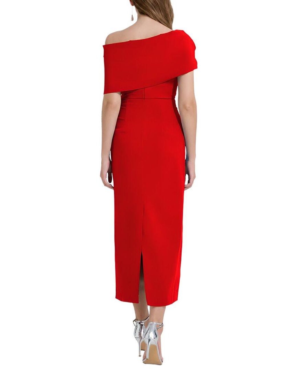 GABRIELA RICH Red Midi Dress