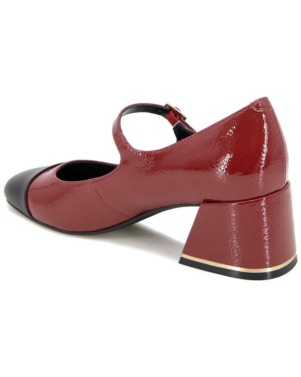 Kenneth Cole Red Alec Mary Jane Patent Pump