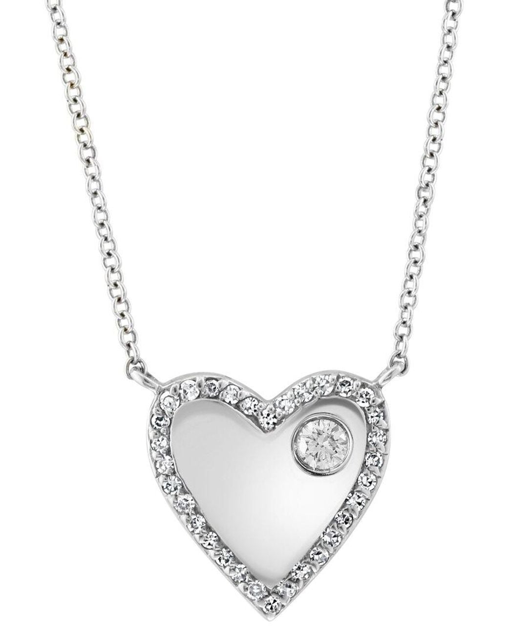 Effy Fine Jewelry Metallic 14K 0.25 Ct. Tw. Diamond Necklace