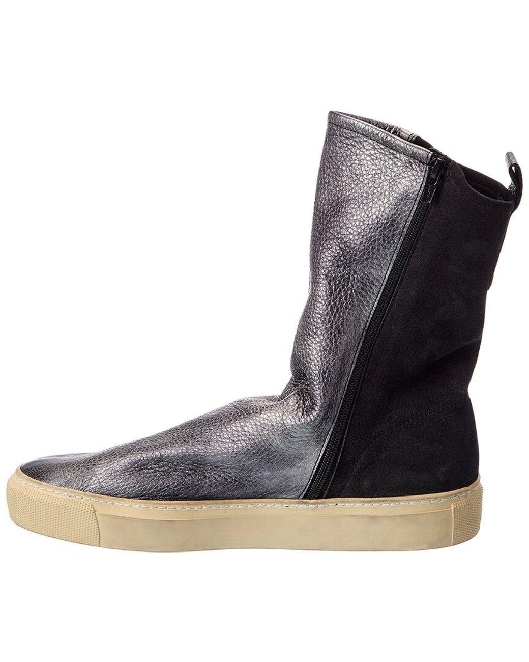 Arche Gray Tbat Leather High-Top Boot