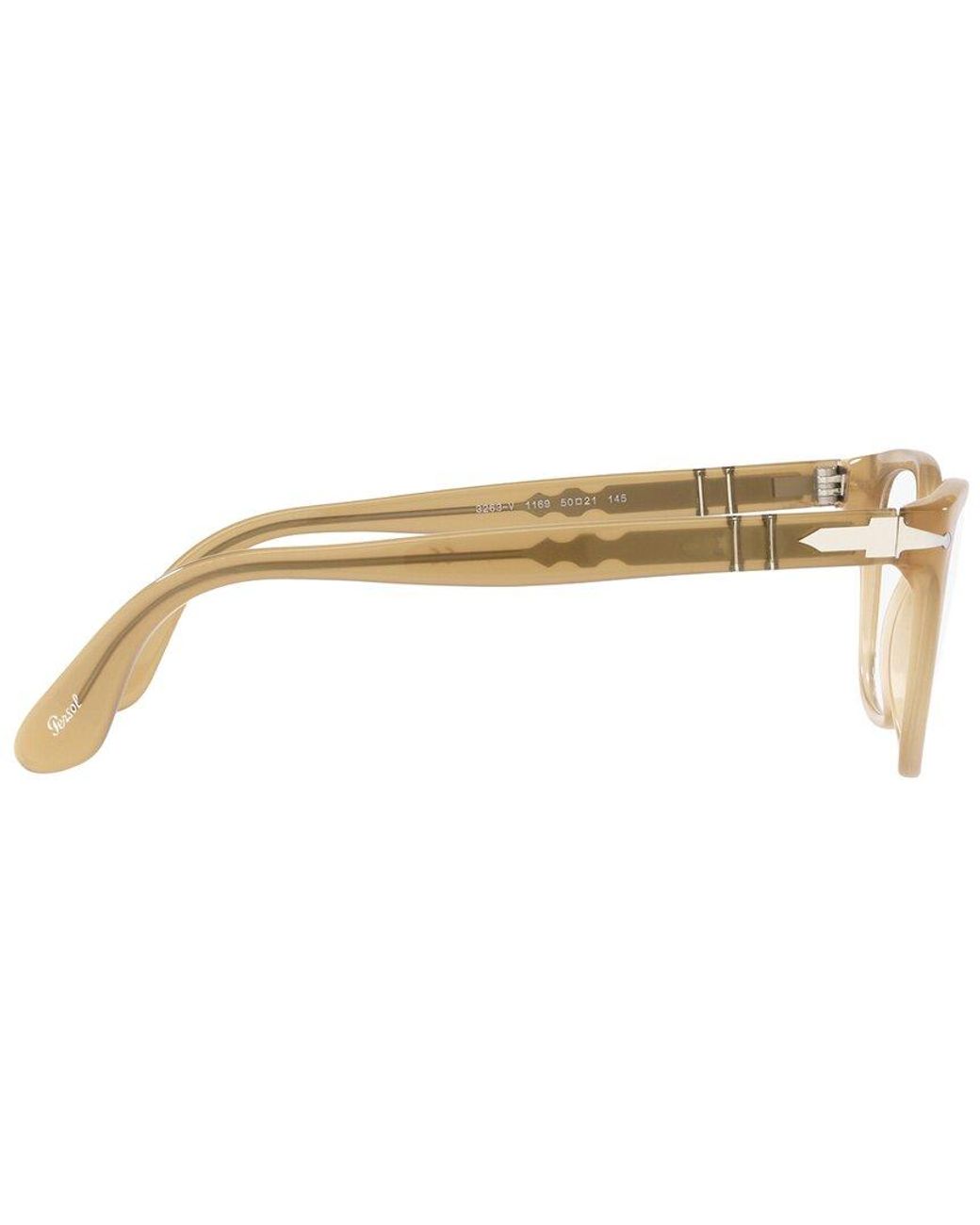 Persol 3263V 50Mm Optical Frames in Metallic Lyst UK