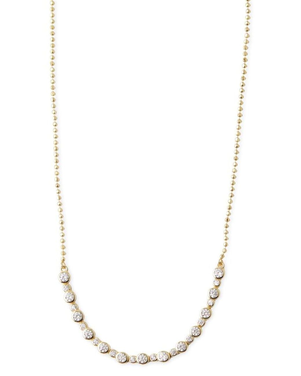 Argento Vivo White Cz Necklace