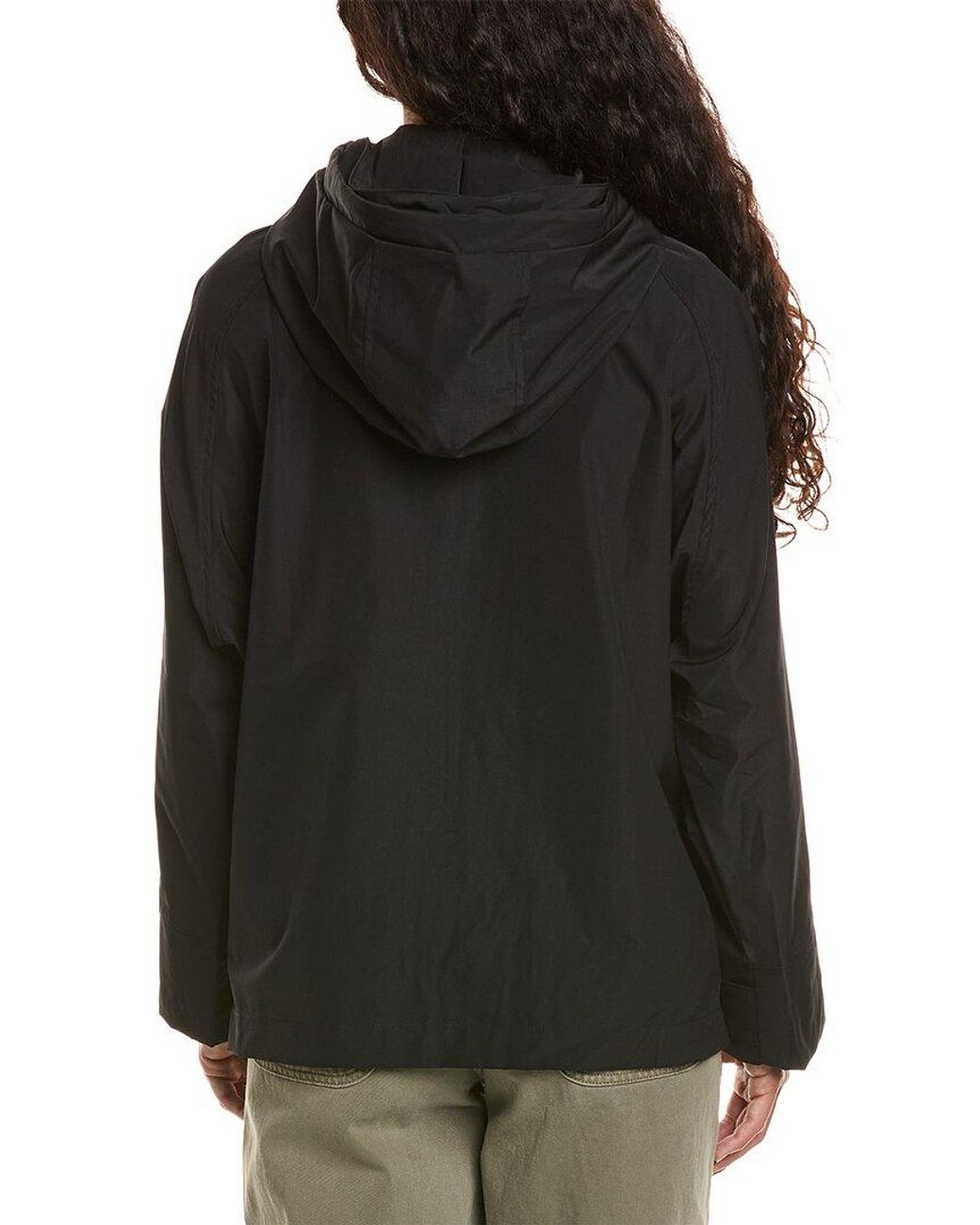 Gracia Black Hooded Jacket